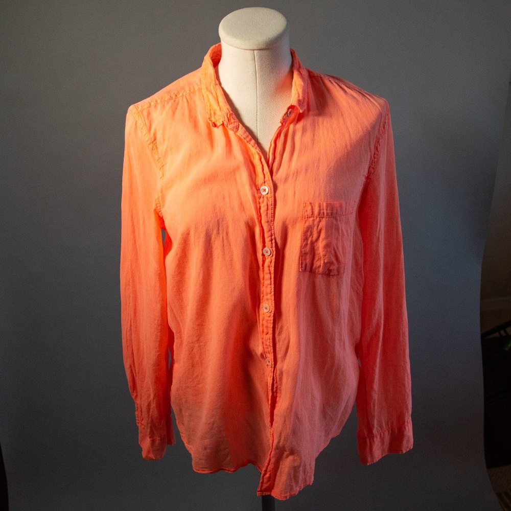 HOLDING HORSES BRIGHT ORANGE LONG SLEEVE SHIRT